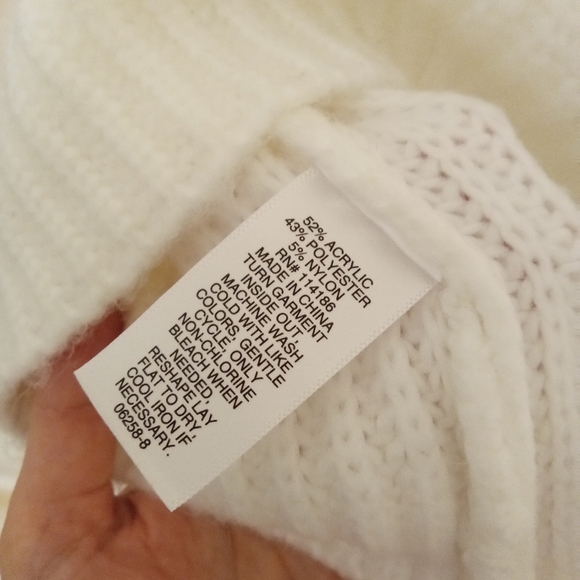 💕 Oversized white crop sweater - Picture 3 of 7